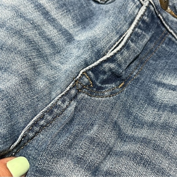 Pistola Blue Distressed Ankle Zip Size 28 - Picture 10 of 12